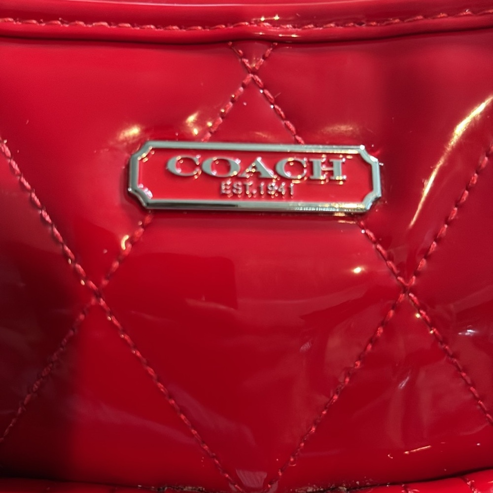 COACH Patent Leather Liquid Gloss Crossbody - Picture 10 of 17